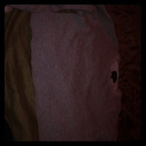 Grey cropped sweater